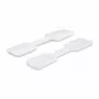 StarTech.com etichette per cavi da 3,5 pollici (9cm), confezione da 100, bianco, etichette per cavi con chiusura a gancio, etichette per cavi scrivibili per la gestione dei cavi, set di etichette per l'identificazione dei cavi