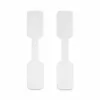 StarTech.com etichette per cavi da 3,5 pollici (9cm), confezione da 100, bianco, etichette per cavi con chiusura a gancio, etichette per cavi scrivibili per la gestione dei cavi, set di etichette per l'identificazione dei cavi