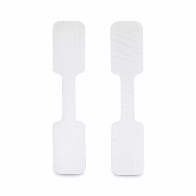 StarTech.com etichette per cavi da 3,5 pollici (9cm), confezione da 100, bianco, etichette per cavi con chiusura a gancio, etichette per cavi scrivibili per la gestione dei cavi, set di etichette per l'identificazione dei cavi