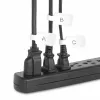 StarTech.com etichette per cavi da 3,5 pollici (9cm), confezione da 100, bianco, etichette per cavi con chiusura a gancio, etichette per cavi scrivibili per la gestione dei cavi, set di etichette per l'identificazione dei cavi