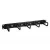 StarTech.com organizzatore per gestione cavi 1U 19 pollici – gancio a D per rack di rete/server – pannello orizzontale per cavi per data center con fori di passaggio, incl. materiale di montaggio – EIA/ECA-310-E