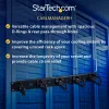 StarTech.com organizzatore per gestione cavi 1U 19 pollici – gancio a D per rack di rete/server – pannello orizzontale per cavi per data center con fori di passaggio, incl. materiale di montaggio – EIA/ECA-310-E