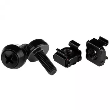 StarTech.com viti e gabbie M5 x 12mm – confezione da 100, nero