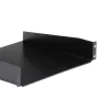StarTech.com ripiano per rack server 2HE – ripiano universale a mensola per armadio e rack di rete 19 inch – acciaio ad alta portata – portata 20 kg – ripiano profondo 400 mm, nero
