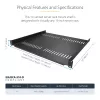 StarTech.com CABSHELF116V2PK accessorio per rack ripiano