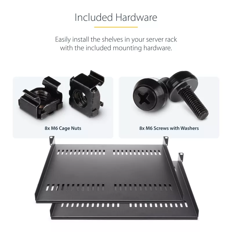 StarTech.com CABSHELF116V2PK accessorio per rack ripiano