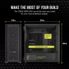 Case PC Corsair 7000D Airflow full tower nero