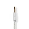 Nedis CCTB39940AL10 cavo Lightning 1m alluminio connettore 3,5 mm