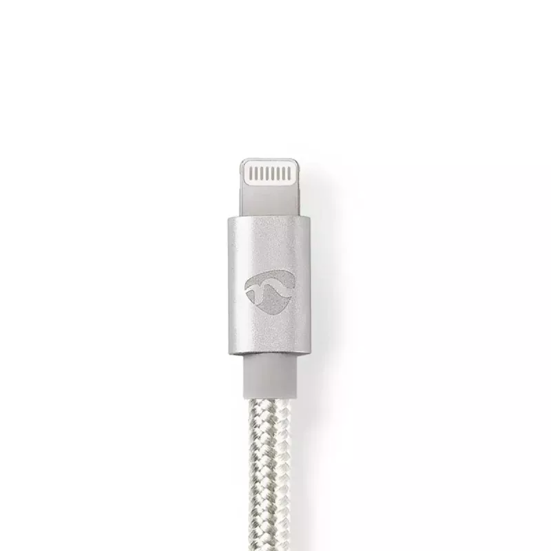 Nedis CCTB39940AL10 cavo Lightning 1m alluminio connettore 3,5 mm