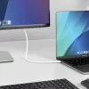 StarTech.com cavo USB-C a DisplayPort 1.2 6ft (2m), bidirezionale, 4K 60Hz, bianco, cavo adattatore video per Apple MacBook Pro / Air M1 M2 M3 M4, Mac Mini / Studio, compatibile Thunderbolt