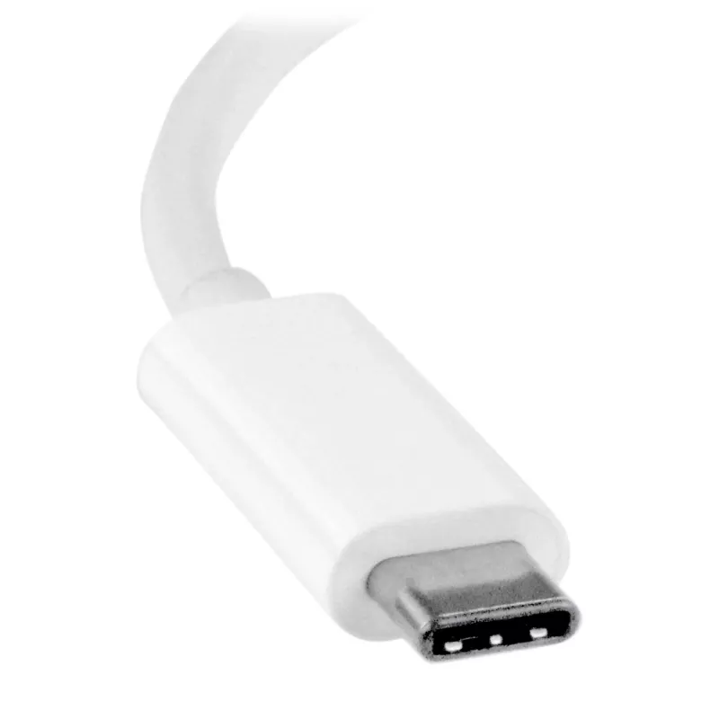 StarTech.com adattatore USB-C a DVI - bianco, 3.2 Gen 2 (3.1 Gen 2), USB Type-C, uscita DVI, 1920 x 1200 pixel