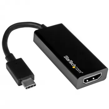 StarTech.com adattatore USB-C a HDMI con 4K 30Hz - nero, 3.2 Gen 2 (3.1 Gen 2), USB Type-C, uscita HDMI, 3840 x 2160 pixel