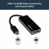 StarTech.com adattatore USB-C a HDMI con 4K 30Hz - nero, 3.2 Gen 2 (3.1 Gen 2), USB Type-C, uscita HDMI, 3840 x 2160 pixel
