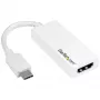 StarTech.com adattatore USB-C a HDMI - bianco - 4K 60Hz, USB Type-C, uscita HDMI, 3840 x 2160 pixel