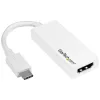 StarTech.com adattatore USB-C a HDMI - bianco - 4K 60Hz, USB Type-C, uscita HDMI, 3840 x 2160 pixel