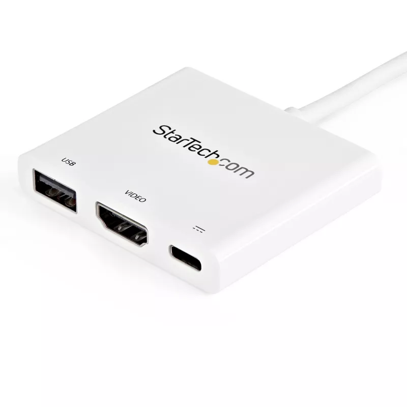 StarTech.com adattatore multiporta USB-C con HDMI – porta USB 3.0 – 60 W PD – bianco