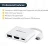 StarTech.com adattatore multiporta USB-C con HDMI – porta USB 3.0 – 60 W PD – bianco