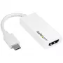StarTech.com adattatore USB-C a HDMI con 4K 30Hz - bianco, USB Type-C, uscita HDMI, 3840 x 2160 pixel