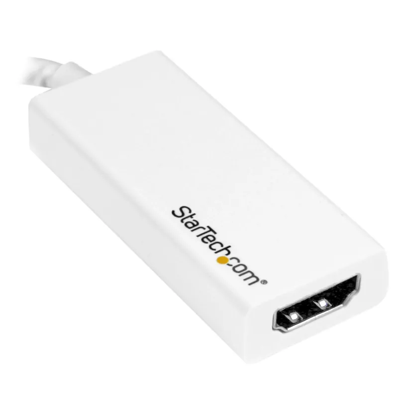 StarTech.com adattatore USB-C a HDMI con 4K 30Hz - bianco, USB Type-C, uscita HDMI, 3840 x 2160 pixel