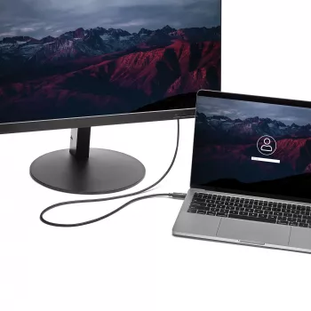 StarTech.com cavo USB-C a VGA 1,8 m – 1920 x 1200/1080p cavo adattatore video attivo USB Type-C a VGA – compatibile Thunderbolt 3 – laptop a monitor/proiettore VGA – DP Alt Mode HBR2