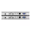 ATEN extender KVM USB VGA con audio e RS-232 (200 m), trasmettitore e ricevitore, con filo, 200 m, Cat5, 1920 x 1200 pixel, pulsanti