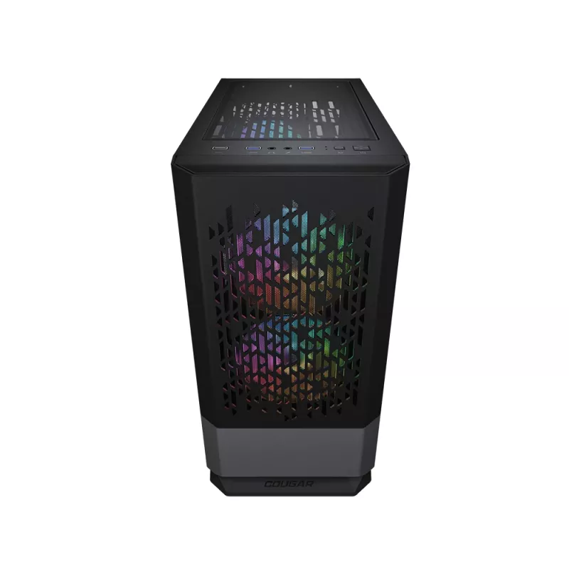 Case mini tower COUGAR MG140 Air ARGB, nero