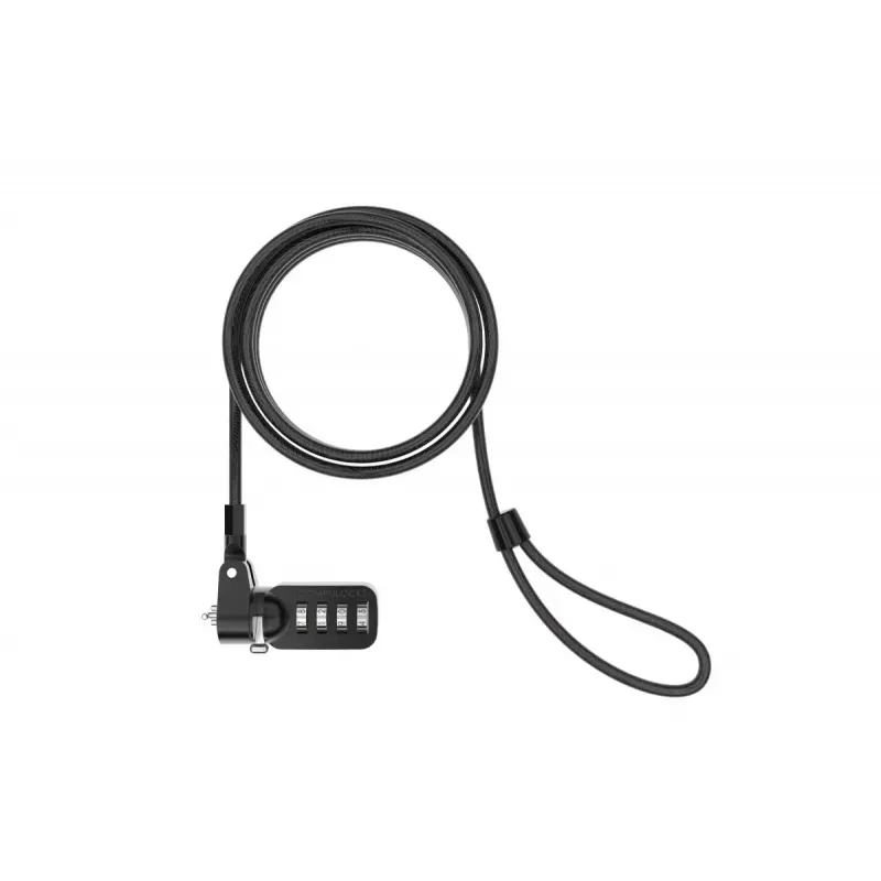 Lucchetto a combinazione Compulocks CL37 T-Bar cavo di sicurezza nero