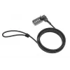 Lucchetto a combinazione Compulocks CL37 T-Bar cavo di sicurezza nero