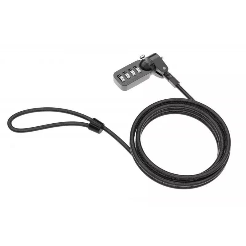 Lucchetto a combinazione Compulocks CL37 T-Bar cavo di sicurezza nero