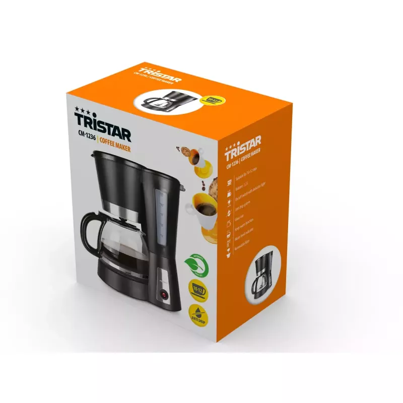 Macchina per caffè a goccia Tristar 1,2 L CM-1236