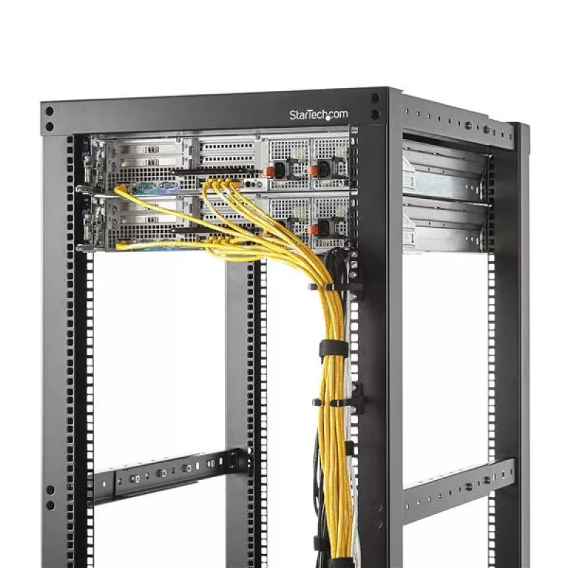 StarTech.com gancio a D per gestione cavi rack server verticale 1U – 4,5 x 10 cm (1,8 x 3,9