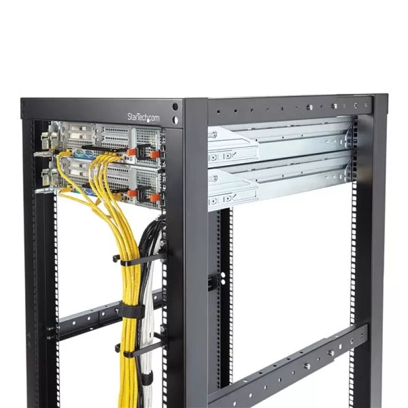 StarTech.com gancio a D per gestione cavi rack server verticale 1U – 4,5 x 10 cm (1,8 x 3,9