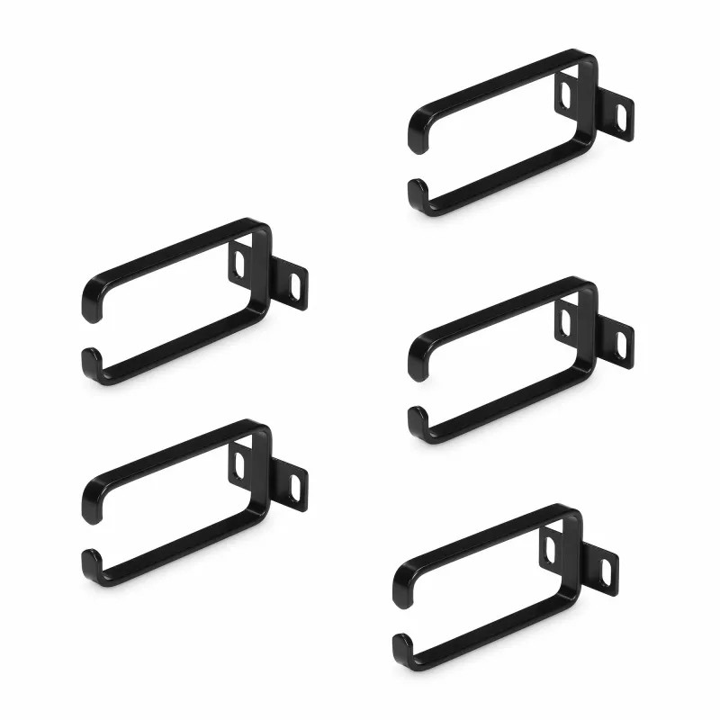 StarTech.com confezione da 5 ganci a D verticali 1U per gestione cavi, organizzatore cavi per rack server/armadi 19