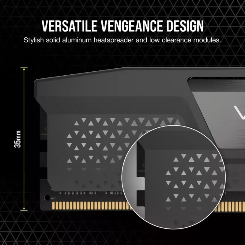 Corsair Vengeance kit di memoria DDR5-6000 CL30 da 48 GB (2x24 GB), grigio