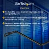 StarTech.com staffe orizzontali per gestione cavi con offset 10,2 cm per rack – confezione da 10