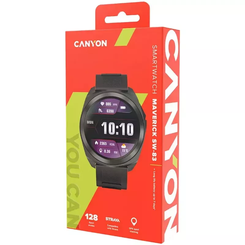 Smartwatch Canyon Maverick SW-83 nero