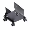 StarTech.com carrello per tower PC, caddy mobile per CPU su ruote (rotelle), carico max 21 kg, supporto regolabile per case PC, supporto da pavimento per desktop, dolly in acciaio