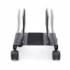 StarTech.com carrello per tower PC, caddy mobile per CPU su ruote (rotelle), carico max 21 kg, supporto regolabile per case PC, supporto da pavimento per desktop, dolly in acciaio