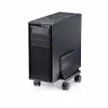 StarTech.com carrello per tower PC, caddy mobile per CPU su ruote (rotelle), carico max 21 kg, supporto regolabile per case PC, supporto da pavimento per desktop, dolly in acciaio