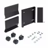 StarTech.com carrello per tower PC, caddy mobile per CPU su ruote (rotelle), carico max 21 kg, supporto regolabile per case PC, supporto da pavimento per desktop, dolly in acciaio