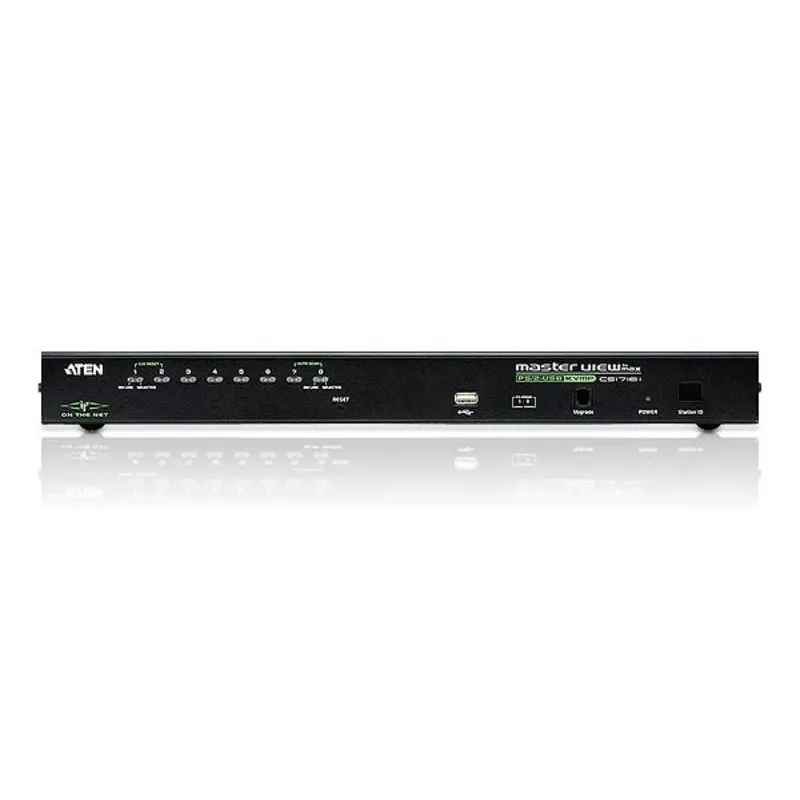 ATEN Switch KVM over IP USB - PS/2 VGA a 8 porte con porta per periferiche USB