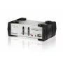 ATEN Switch KVM USB - PS/2 VGA a 2 porte con audio e hub USB 2.0 (cavi KVM inclusi)