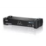 ATEN Switch KVM USB DVI Dual Link a 2 porte con audio e hub USB 2.0 (cavi KVM inclusi)
