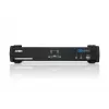 ATEN Switch KVM USB DVI Dual Link a 2 porte con audio e hub USB 2.0 (cavi KVM inclusi)