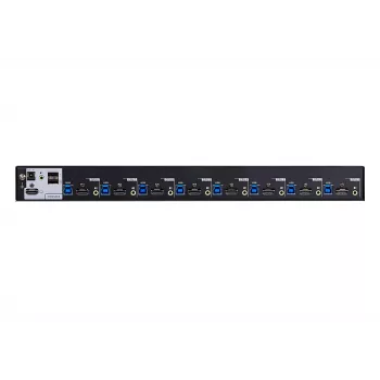 ATEN Switch KVM USB 3.0 4K HDMI a 8 porte, 4096 x 2160 pixel, 4K Ultra HD, 9,77 W, nero