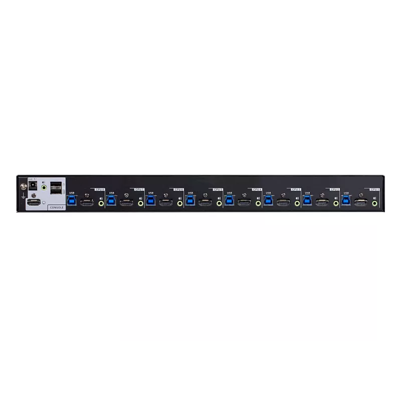 ATEN Switch KVM USB 3.0 4K HDMI a 8 porte, 4096 x 2160 pixel, 4K Ultra HD, 9,77 W, nero