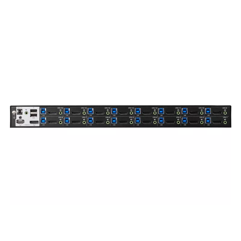 ATEN CS19216-AT-G switch KVM/audio/USB a 16 porte USB 3.0 4K, 1 utente locale, montabile su scrivania/rack