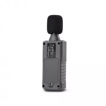StarTech.com fonometro digitale portatile con grande LCD, misuratore di rumore/decibel per sala server/ufficio, monitor audio, range 30-130 dBA, precisi valori min/max