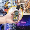 StarTech.com fonometro digitale portatile con grande LCD, misuratore di rumore/decibel per sala server/ufficio, monitor audio, range 30-130 dBA, precisi valori min/max