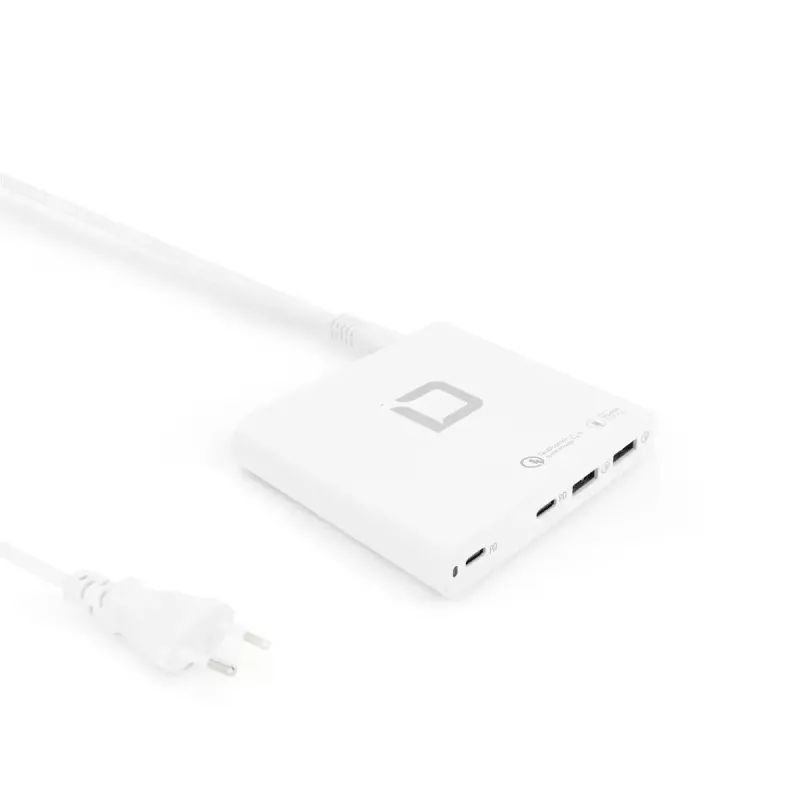 Caricabatterie per dispositivi mobili DICOTA D31893 ricarica rapida interni bianco